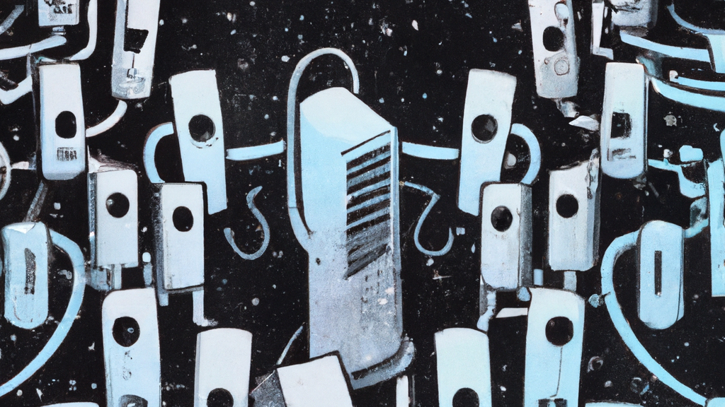 Immagine che raffigura illustrazione stilizzata di un server centrale collegato a più dispositivi in rete