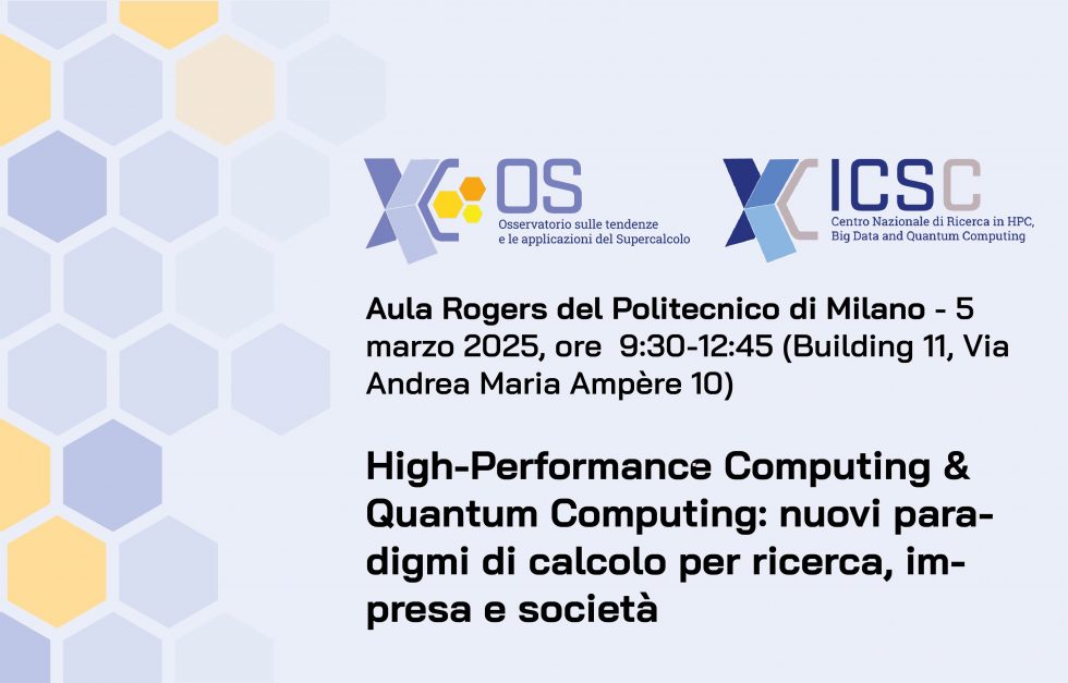 immagine che rappresenta locandina HPC e Quantum Computing