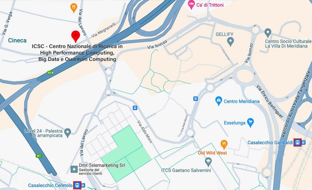 Mappa sede legale e amministrativa ICSC